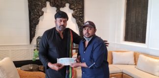 Megastar Chiranjeevi donates Rs 3 lakh to Shiva Shankar Master family