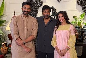 చిరంజీవి గారిని కలిసి వివాహానికి ఆహ్వానించిన హీరో బెల్లంకొండ సాయి శ్రీనివాస్