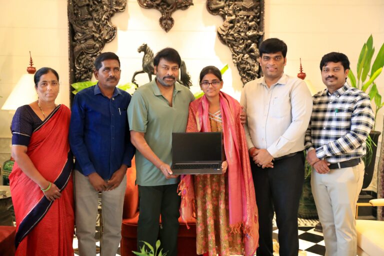 టీజీ ఈఏపీసెట్ 2026లో స్టేట్ ఫస్ట్ ర్యాంక్ సాధించి చరిత్ర సృష్టించిన ఎం. రుషి కలను నిజం చేసిన మెగాస్టార్ చిరంజీవి గారు