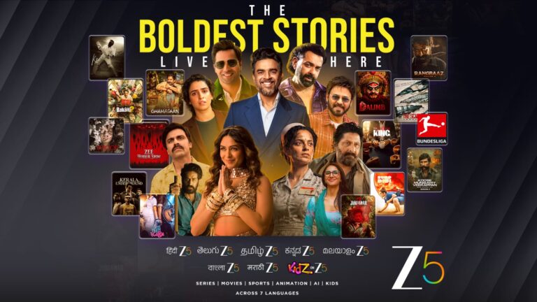 7 భాష‌ల్లో అతి పెద్ద మ‌ల్టీ లాంగ్వేజ్ కంటెంట్ లైన‌ప్ అనౌన్స్ చేసి సెన్సేష‌న్ క్రియేట్ చేసిన జీ5