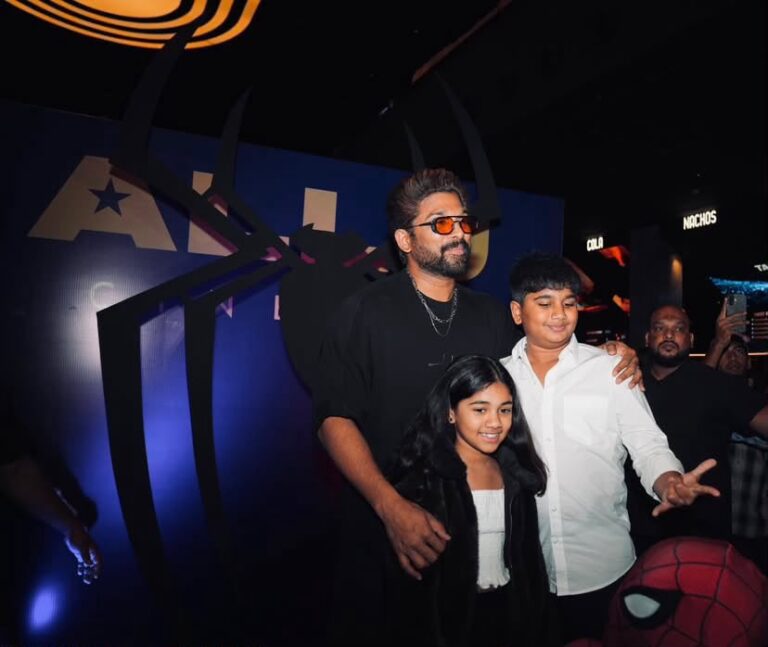 స్పైడర్-మ్యాన్‌తో అల్లు అర్జున్ క్రేజ్.. హైదరాబాద్‌లో ఘనంగా ‘స్పైడర్-మ్యాన్: బ్రాండ్ న్యూ డే’ ప్రీమియర్