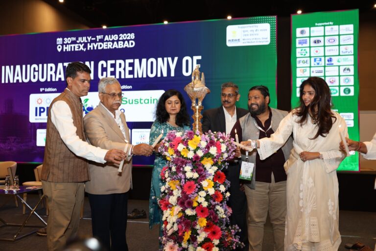 హైదరాబాద్‌లో ఎకో సస్టెయిన్ – ఐపీఈసీ ఎక్స్‌పో ప్రారంభం