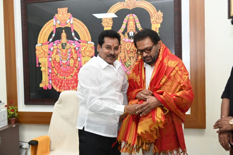 నూతన ఎస్వీబీసీ చైర్మన్ శ్రీధర్ వర్మ గారిని కలిసిన సంగీత దర్శకుడు కోటి